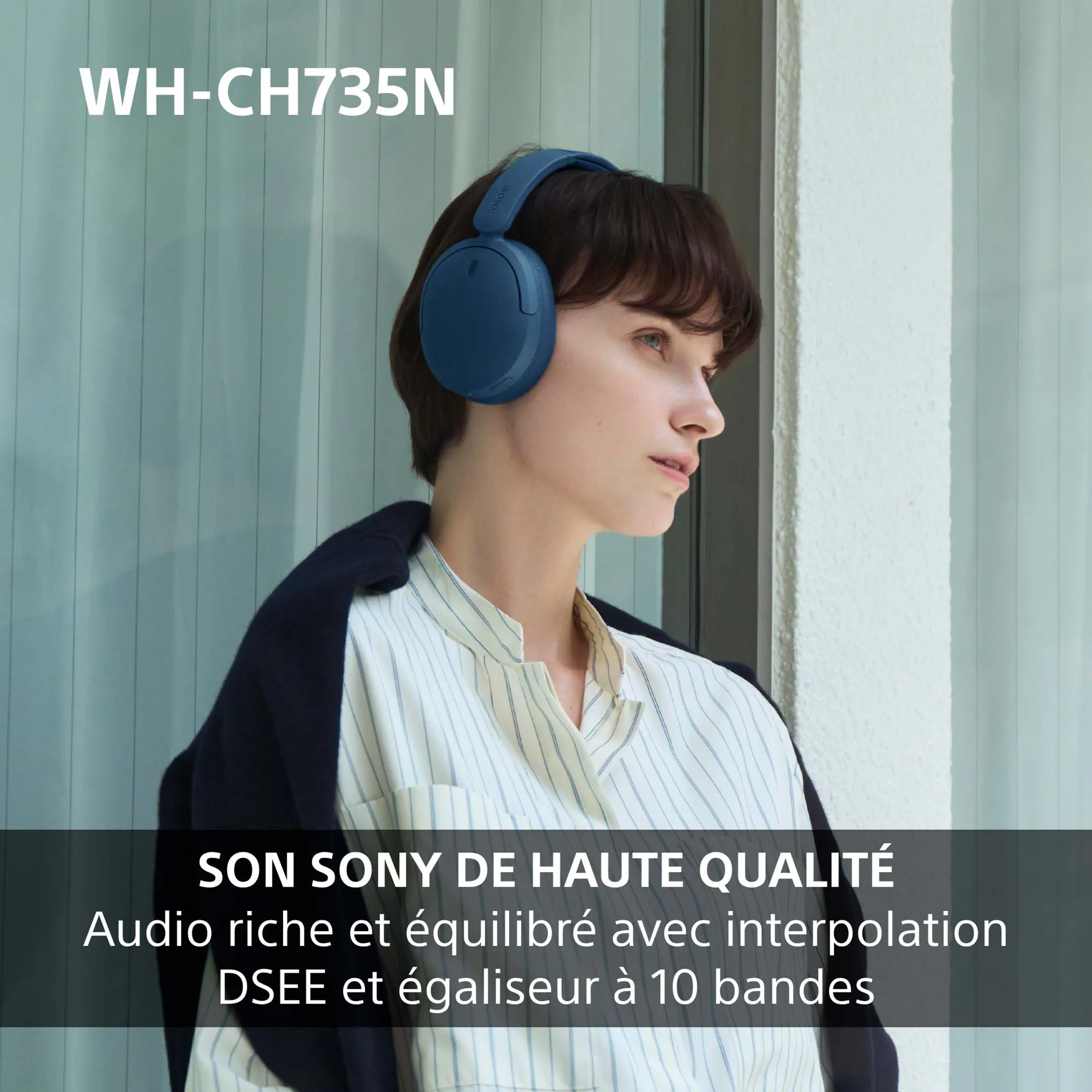 Kabelloses Headset WH-CH735N Weiss