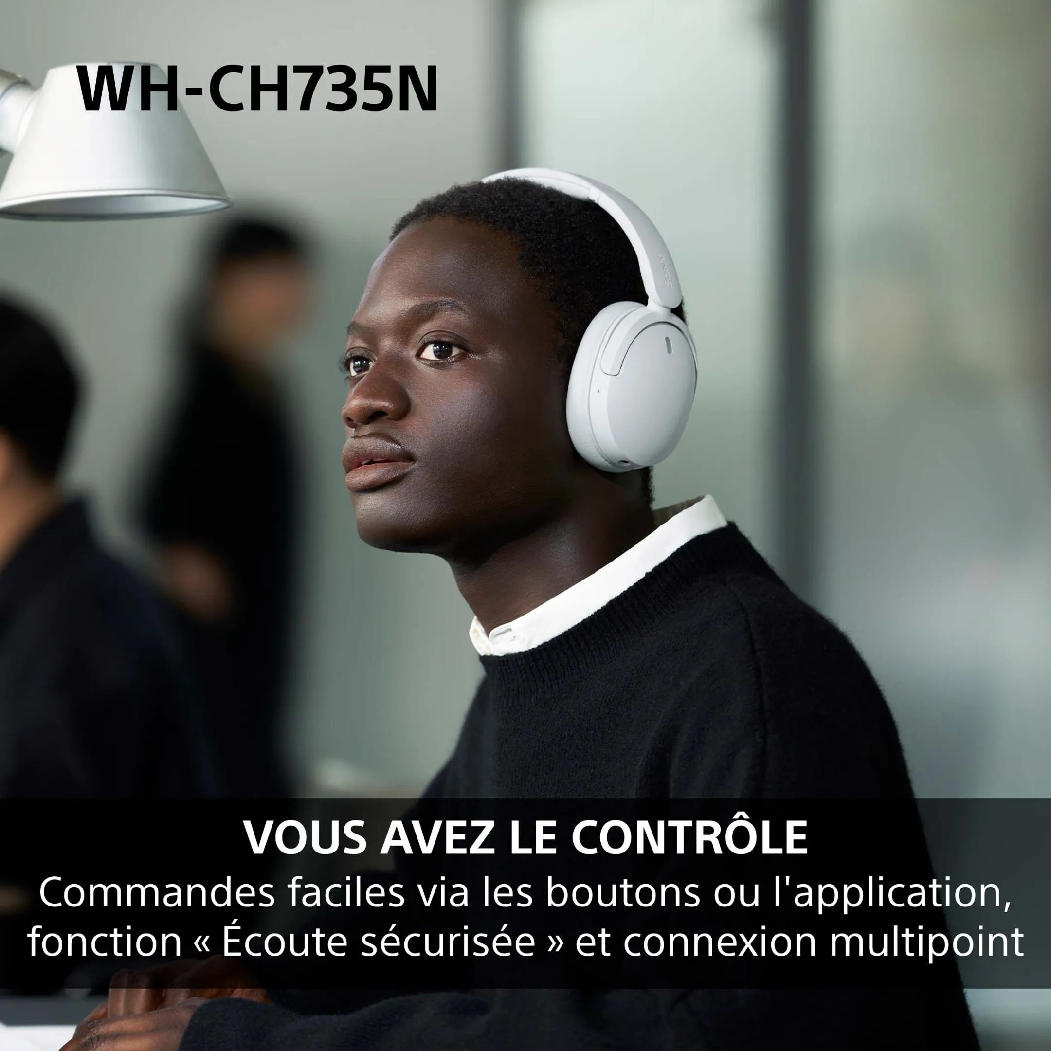 Kabelloses Headset WH-CH735N Weiss