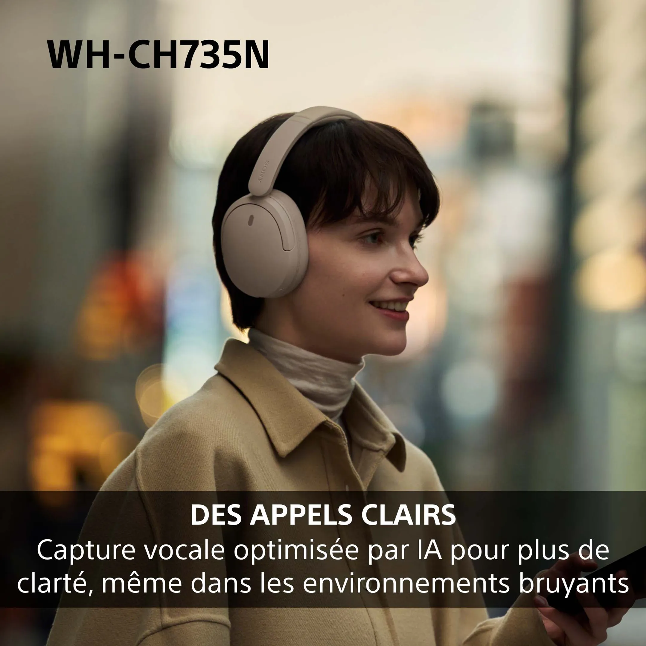 Kabelloses Headset WH-CH735N Rosa