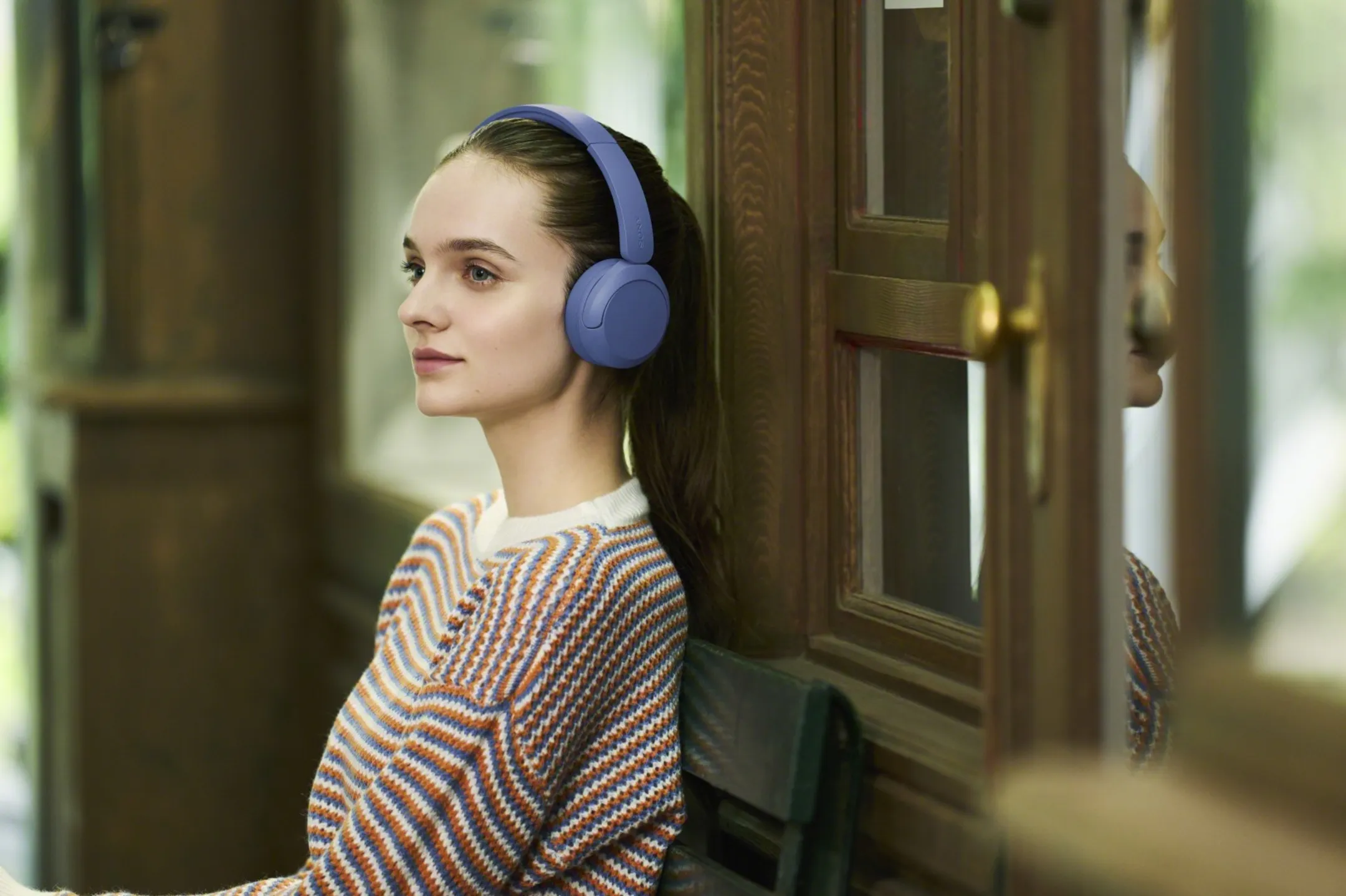 Wireless Headphones WH-CH535 Blue
