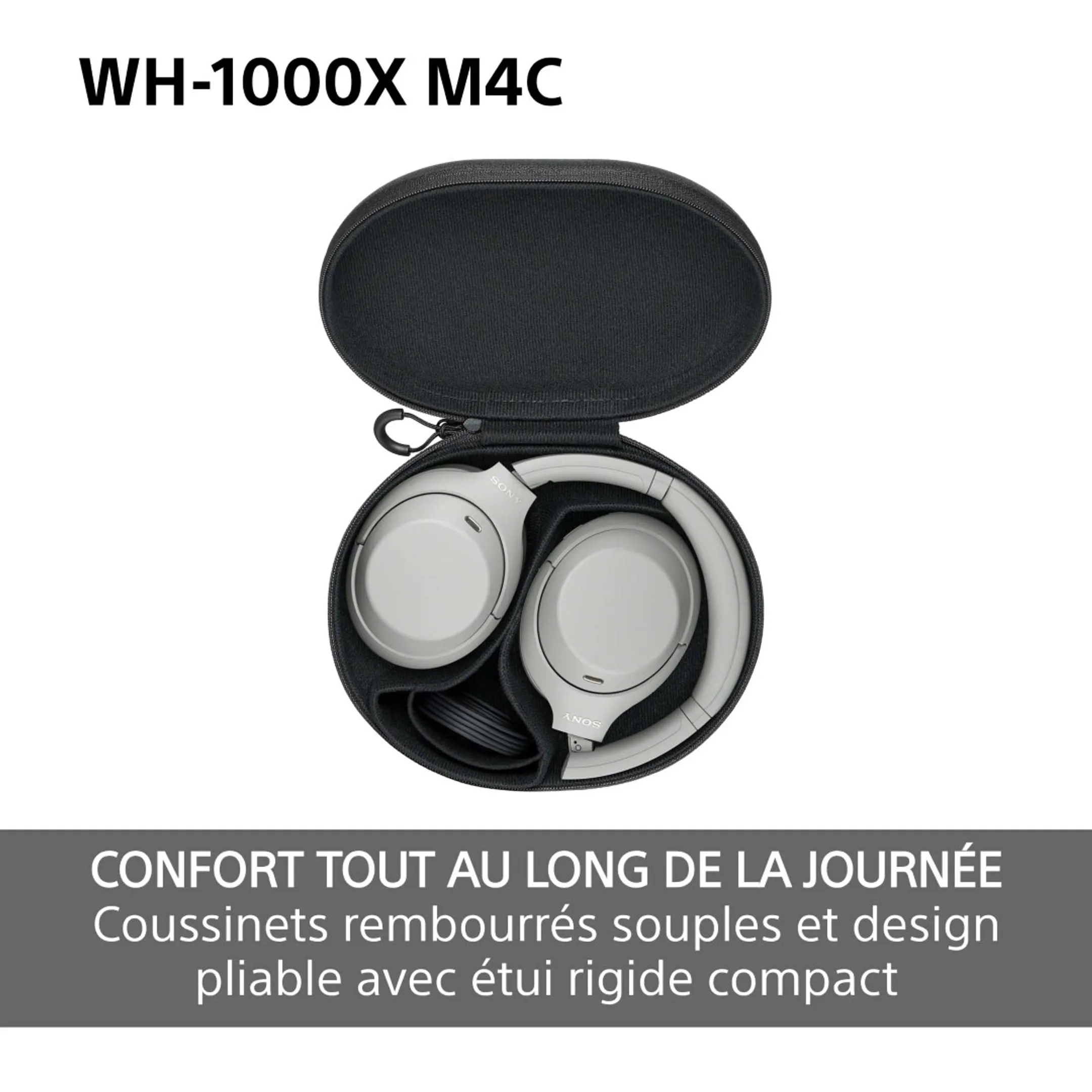 Kabellose Kopfhörer WH-1000XM4C Silber