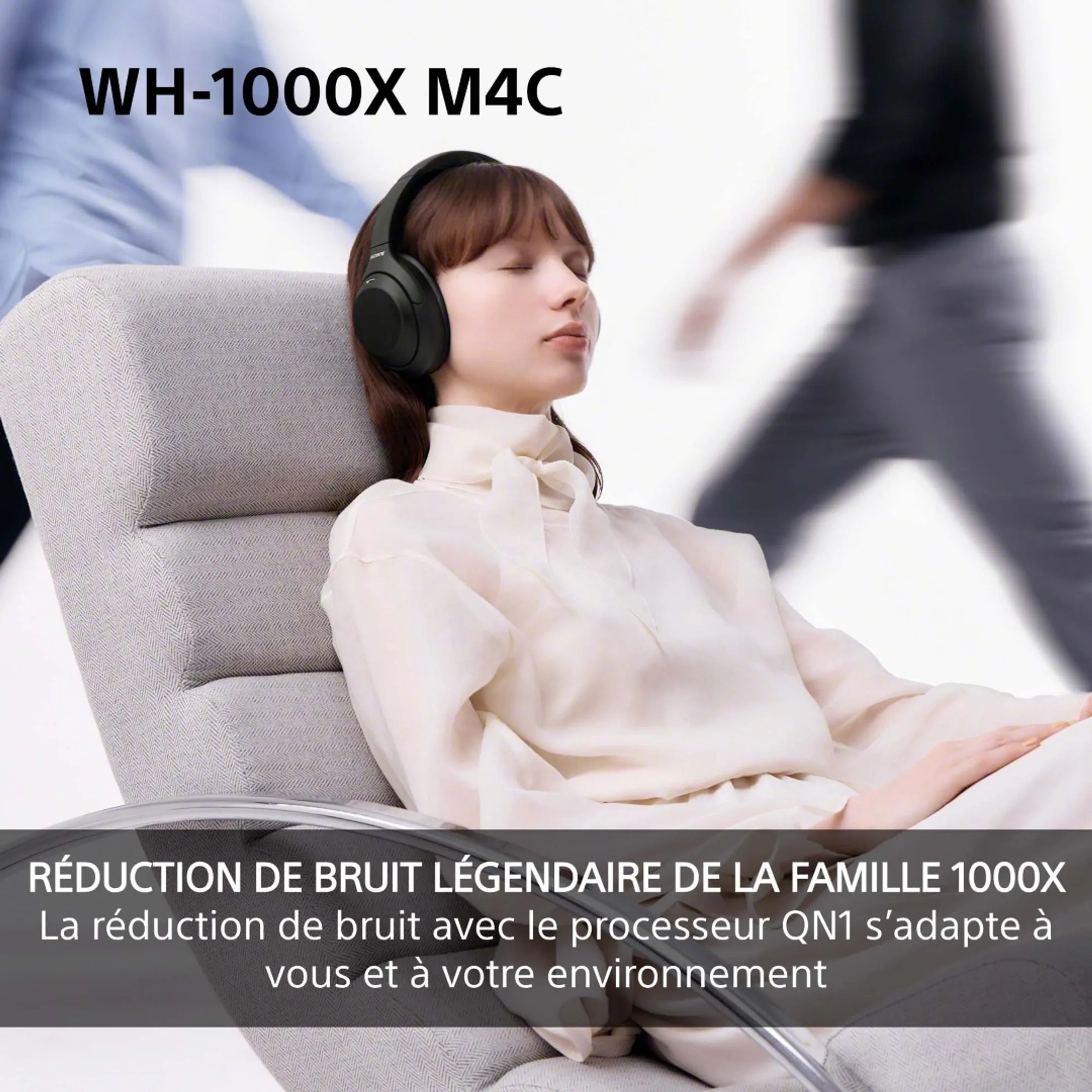 Kabellose Kopfhörer WH-1000XM4C Lila