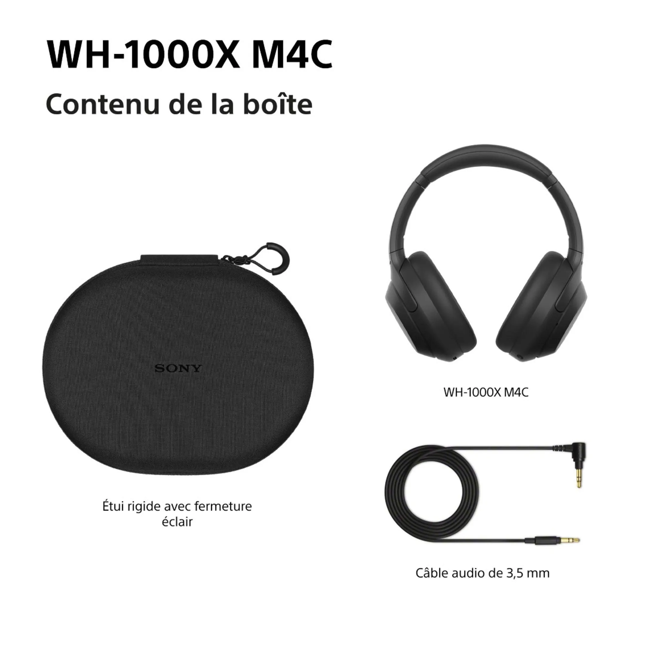 Kabellose Kopfhörer WH-1000XM4C Lila