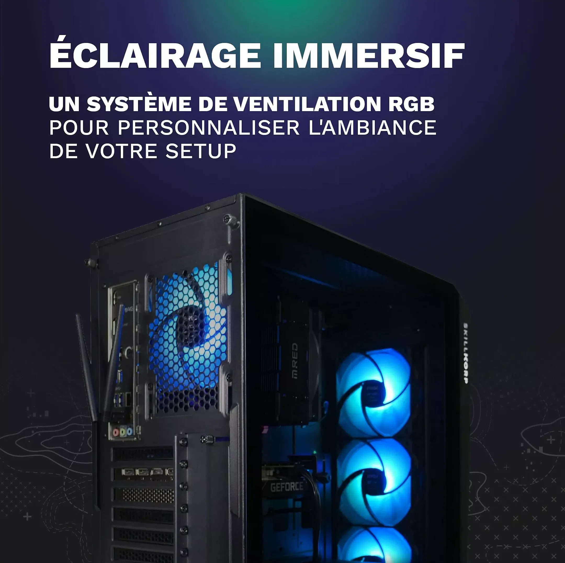 PC Gamer Ryzen 7 32Go 512Go RTX 5060 SK09