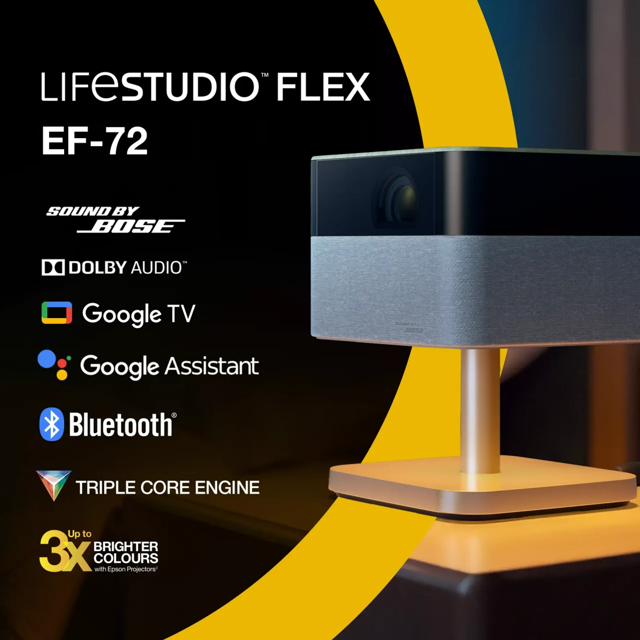 Projecteur Lifestudio Flex  EF-72  4K Pro UHD 