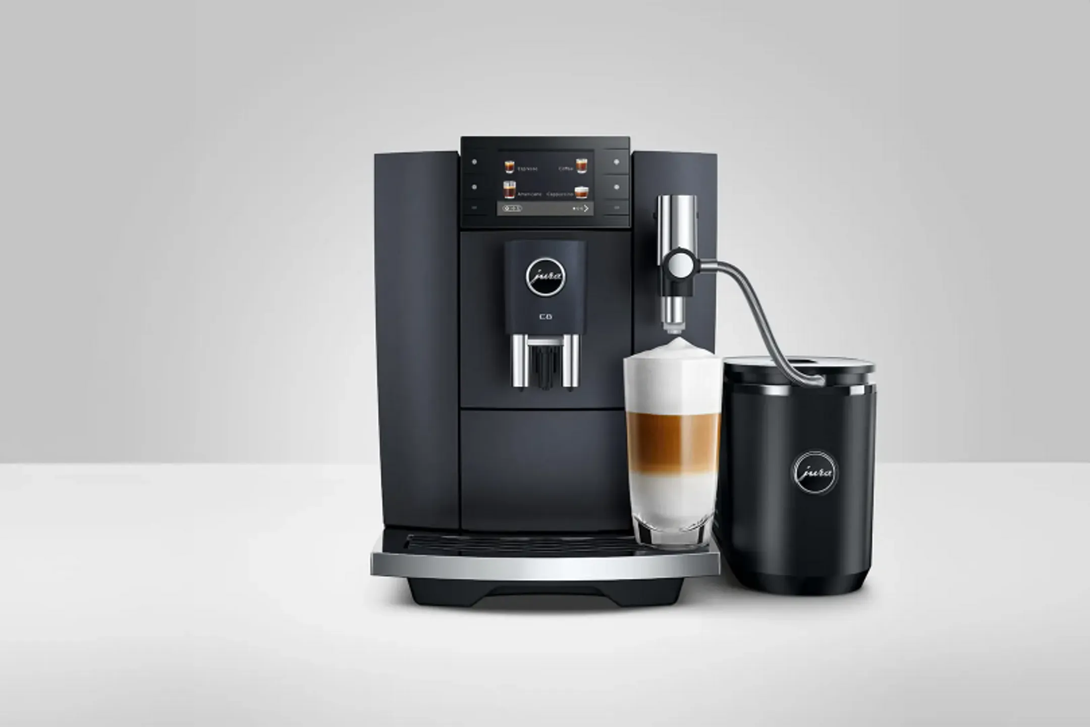 Automatische Espressomaschine E8 Cosmic - Schwarz