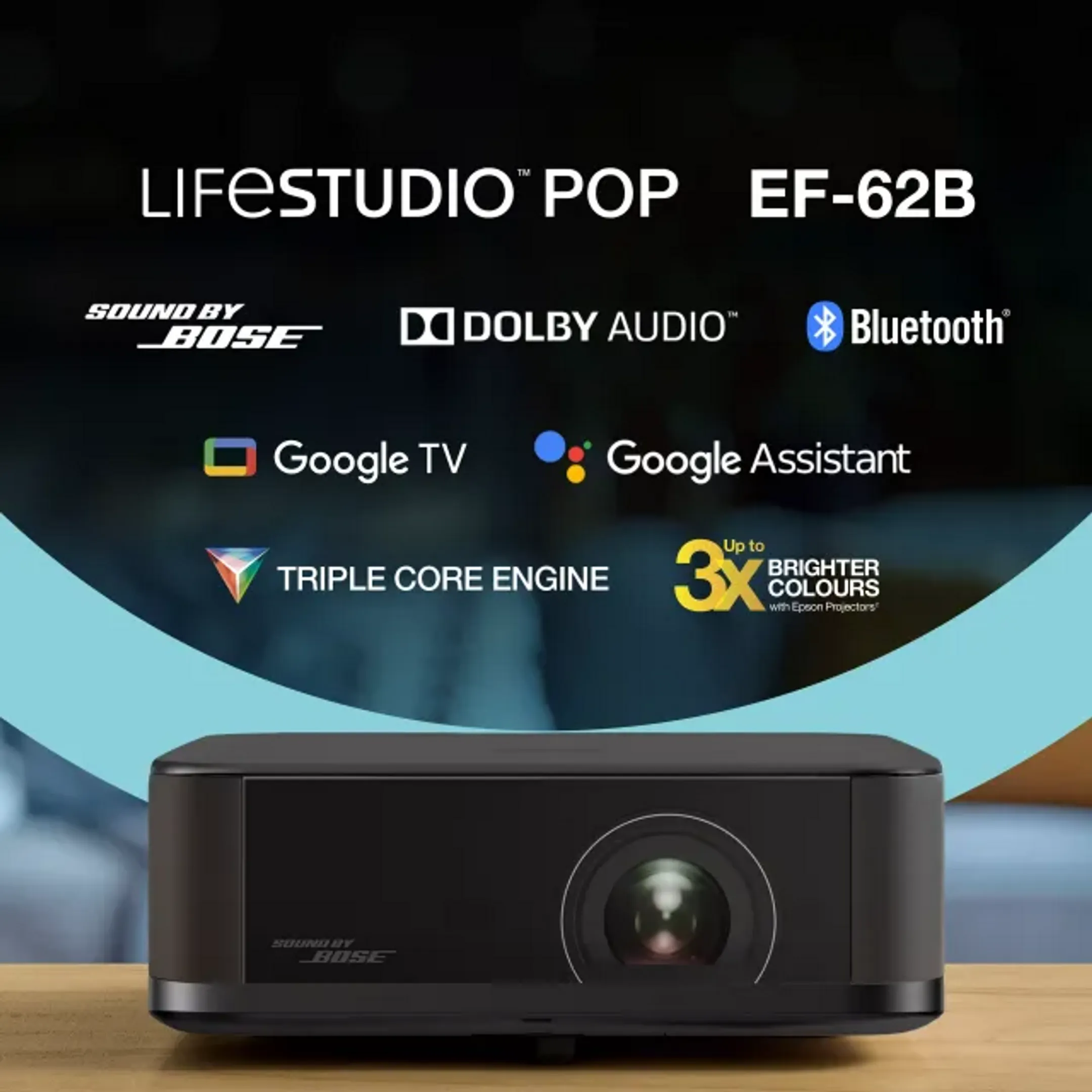 Beamer 4K PRO-UHD EF-62B - Schwarz