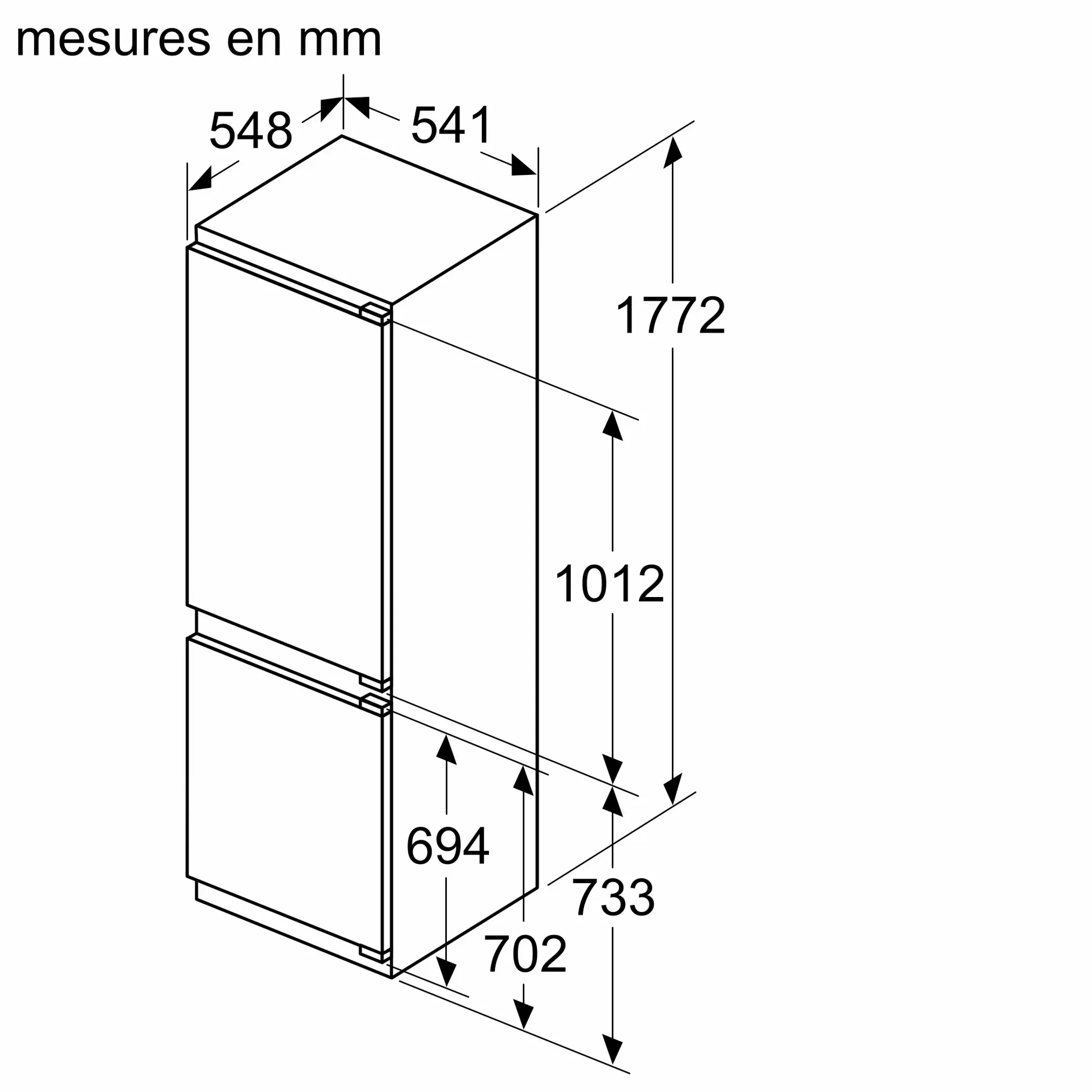 Built-In Fridge-Freezer KI86NNFE0