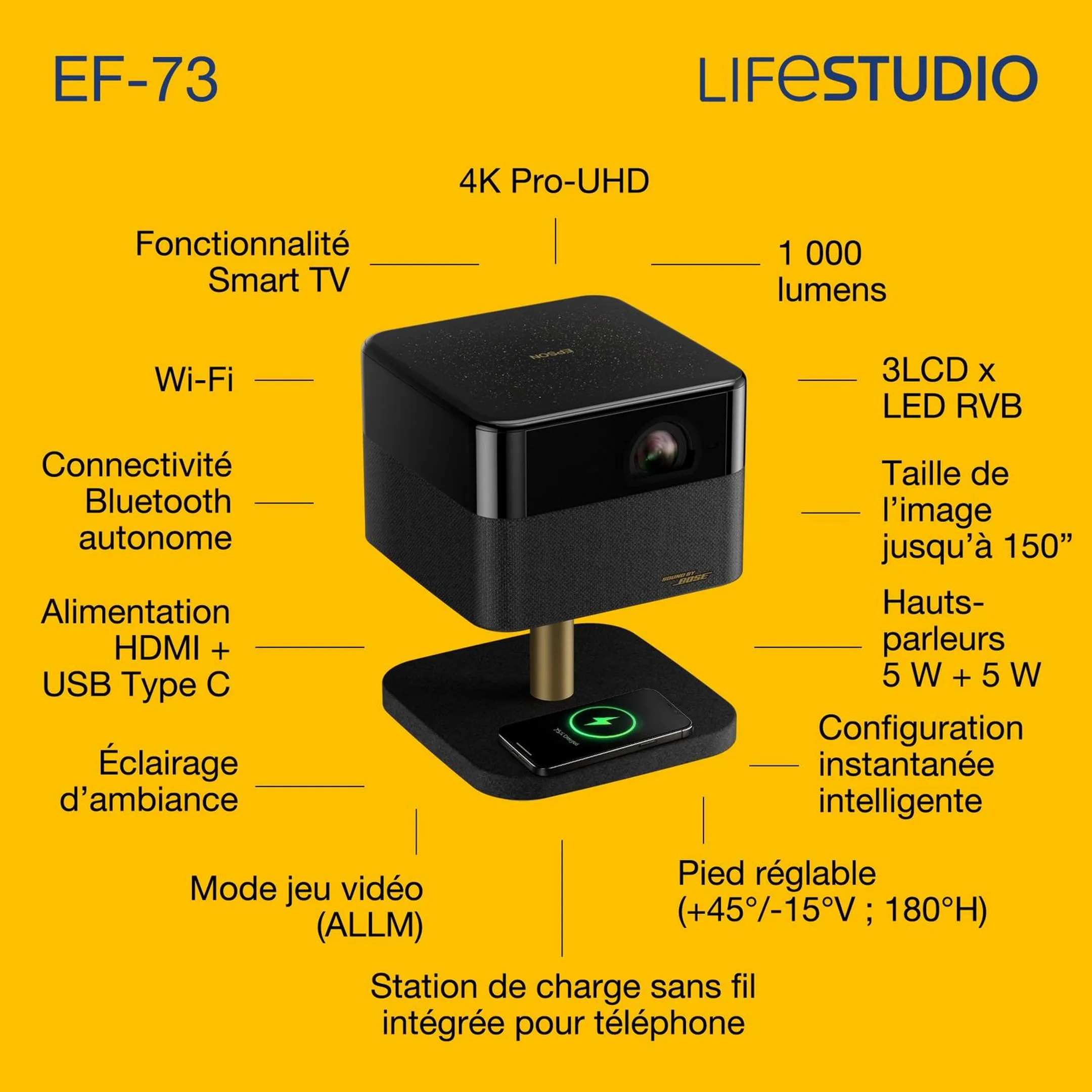 4K-PRO-UHD-Beamer Lifestudio Flex Plus EF-73