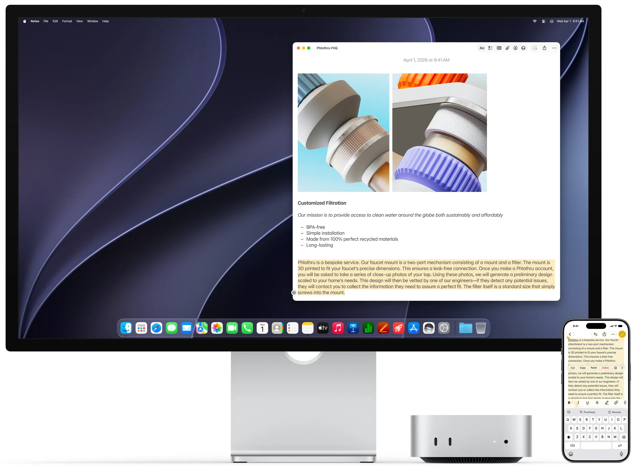 Mac mini M6 16Go 512Go Argent