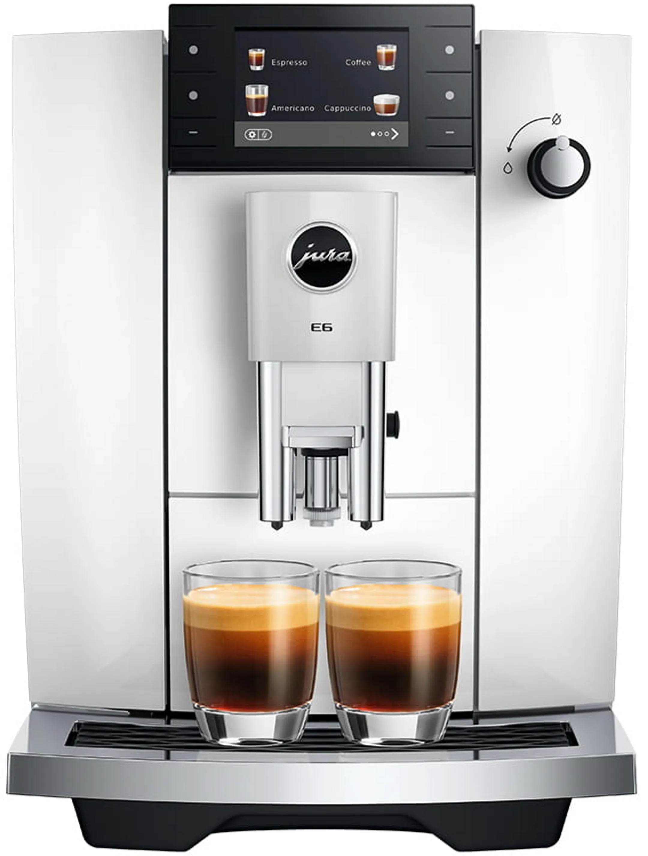 Machine à expresso automatique E6 Piano White (ED)