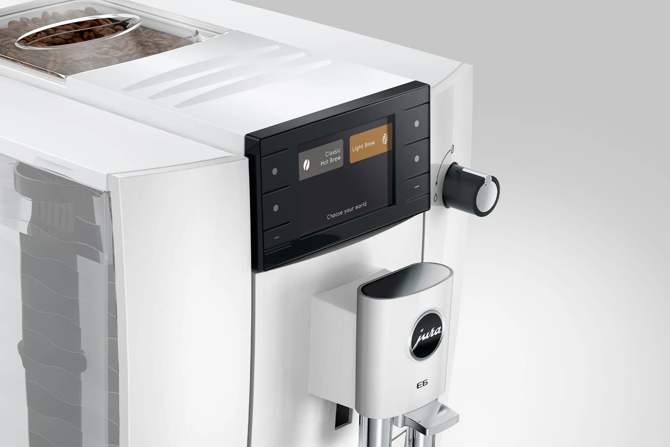 Machine à expresso automatique E6 Piano White (ED)