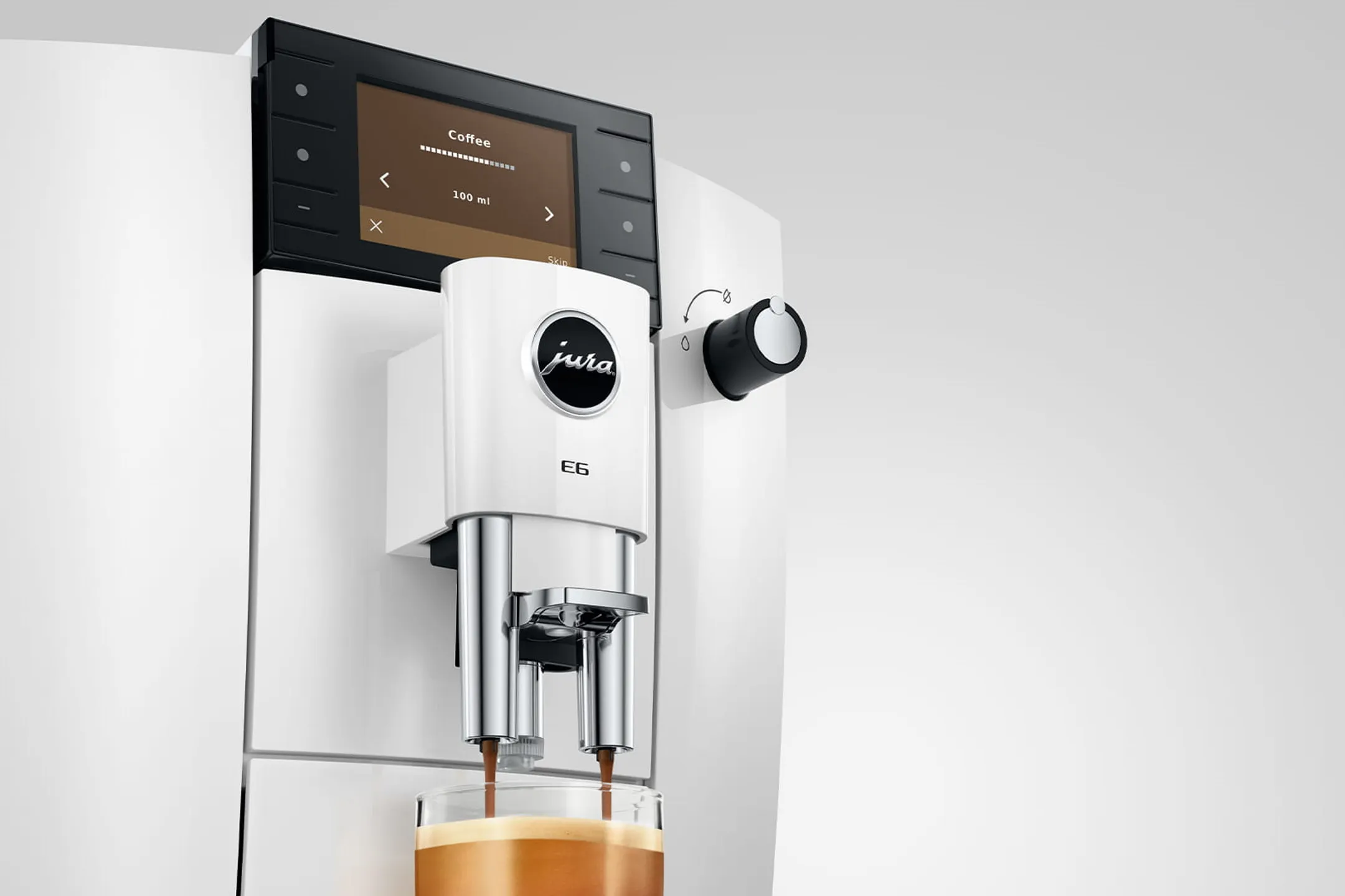 Machine à expresso automatique E6 Piano White (ED)