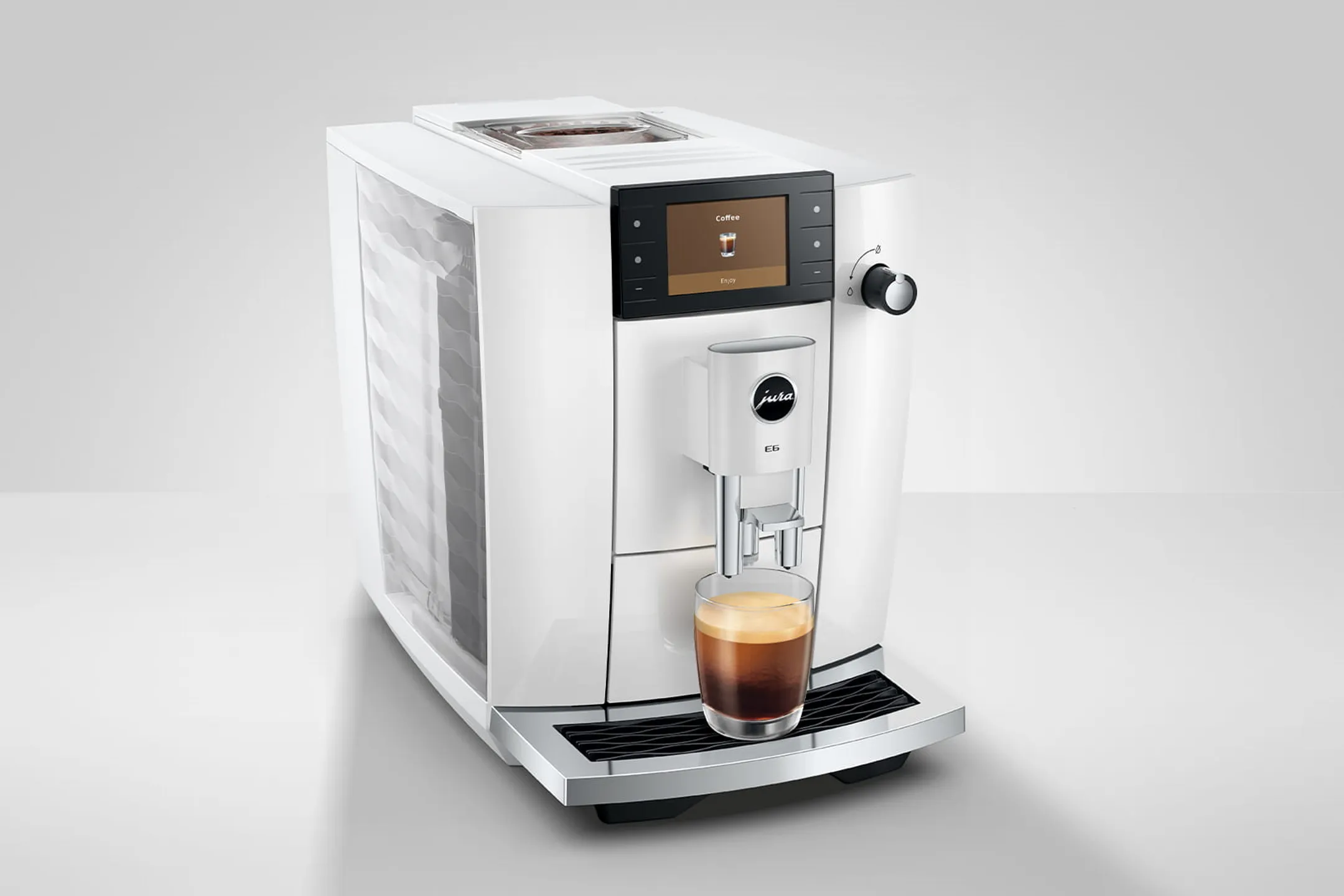 Machine à expresso automatique E6 Piano White (ED)