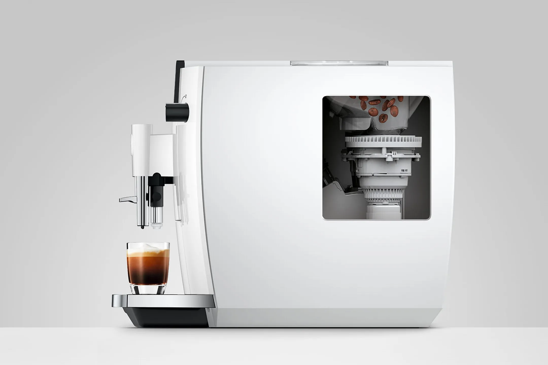 Machine à expresso automatique E6 Piano White (ED)
