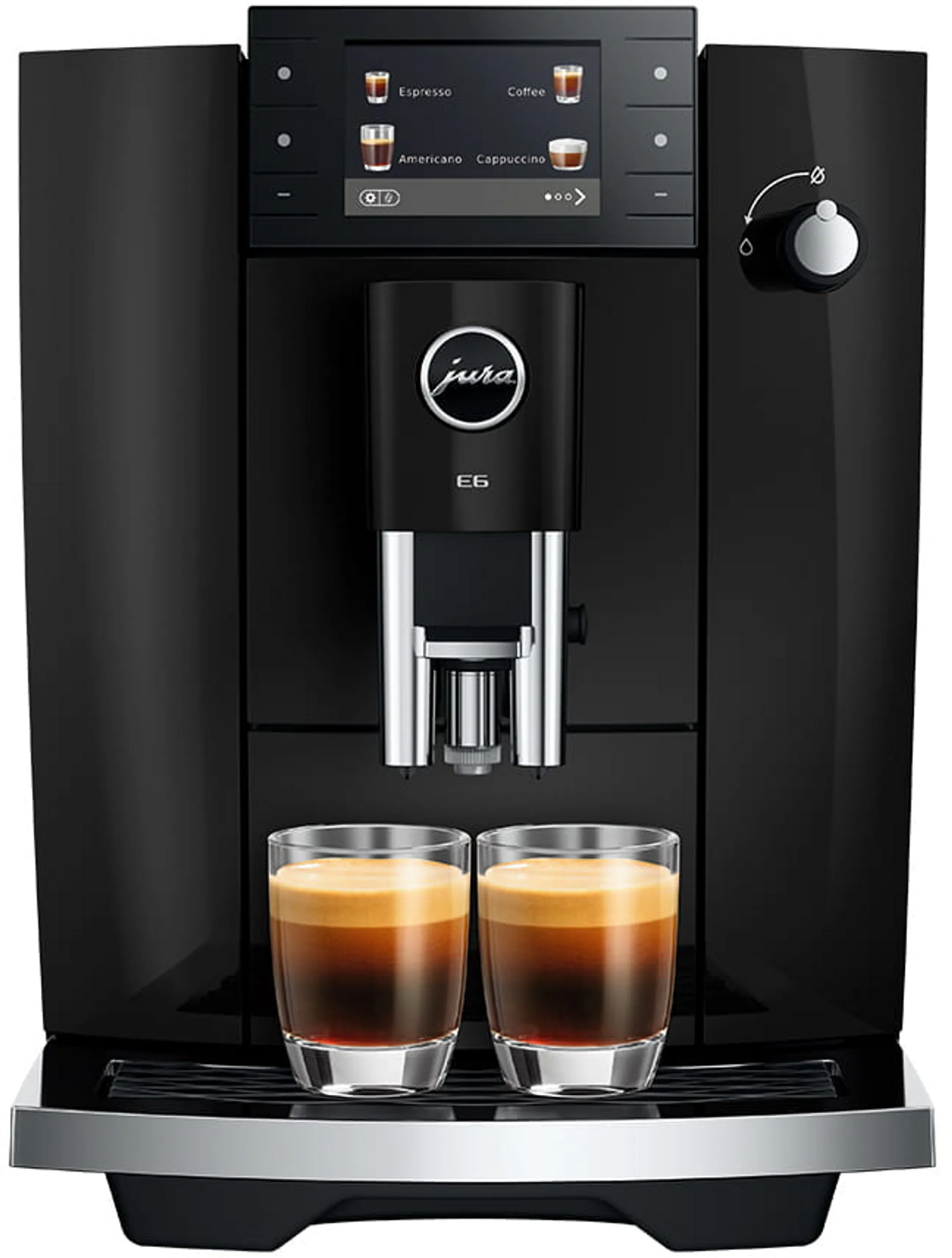 Machine à expresso automatique E6 Piano Black (ED)