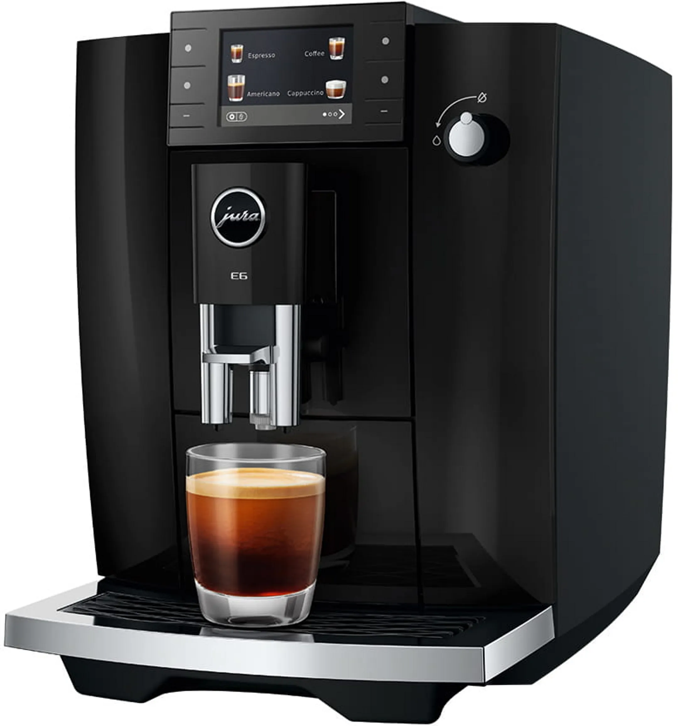 Machine à expresso automatique E6 Piano Black (ED)