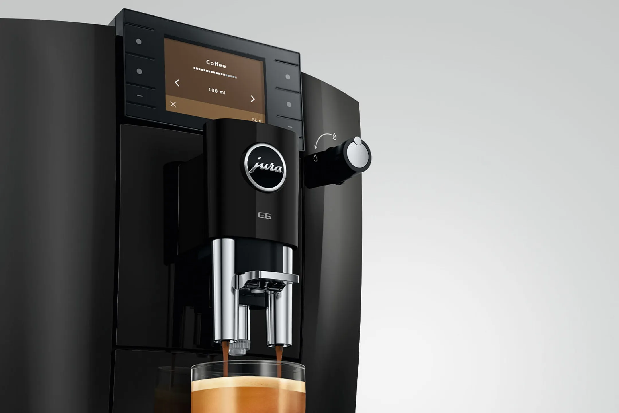 Machine à expresso automatique E6 Piano Black (ED)