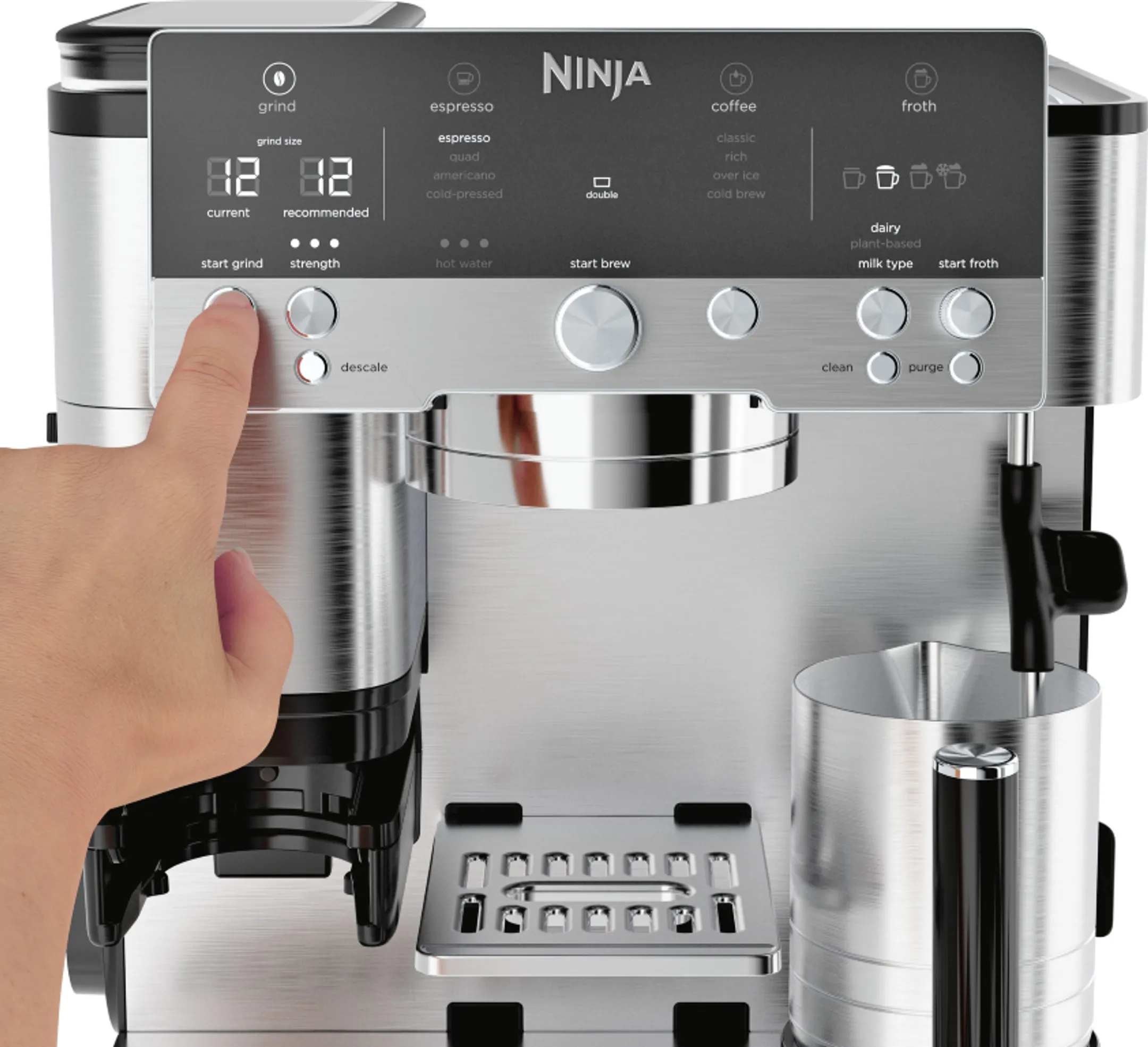 Semi-automatic coffee machine Luxe ES655EU 