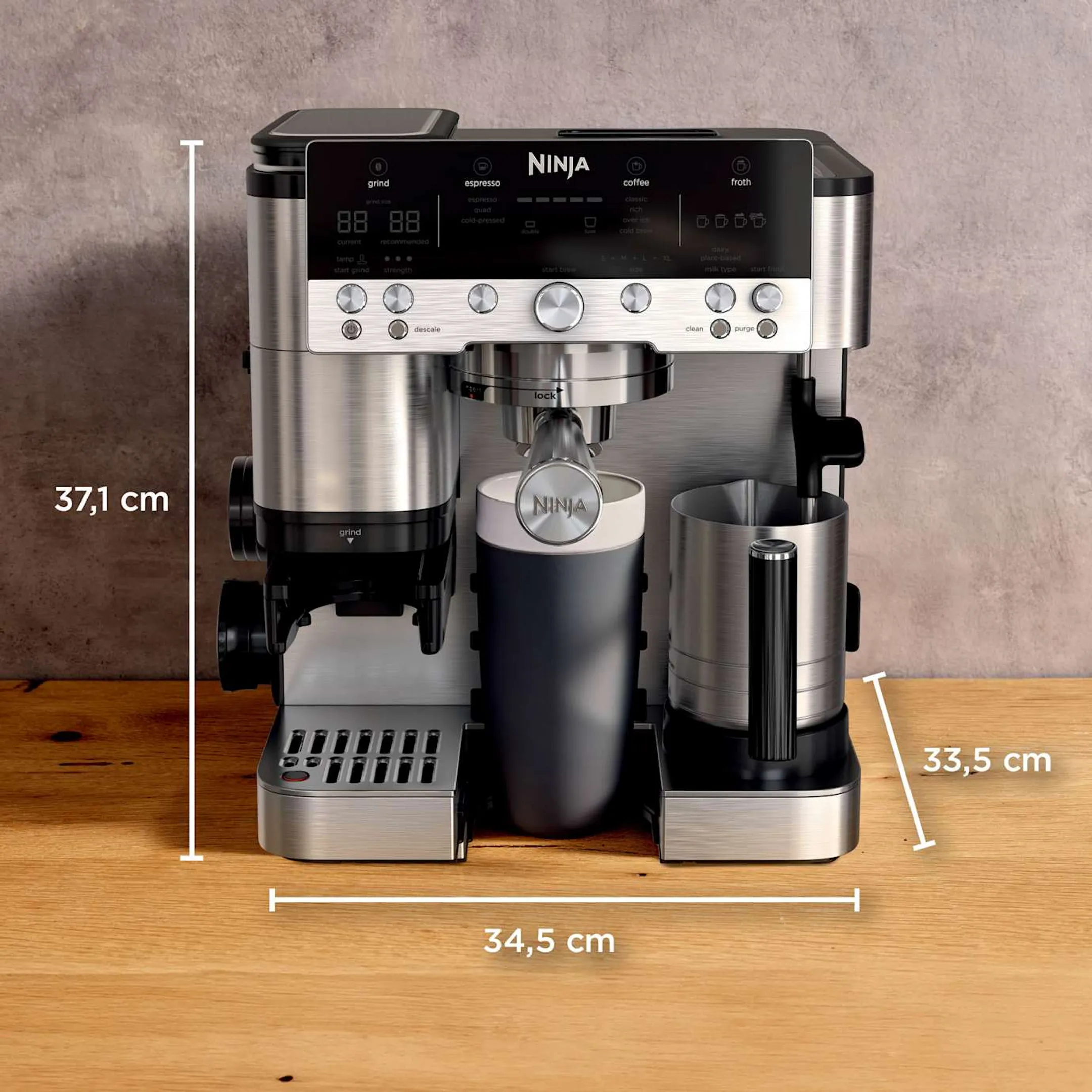 Semi-automatic coffee machine Luxe ES655EU 