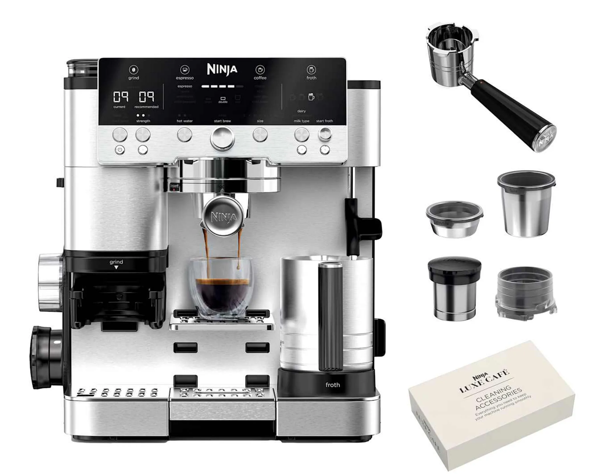 Semi-automatic coffee machine Luxe ES655EU 