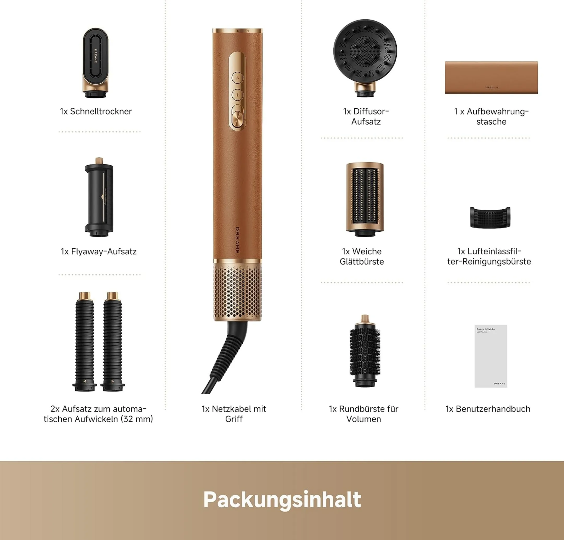 AirStyle Pro 2 Multistyler - Gold