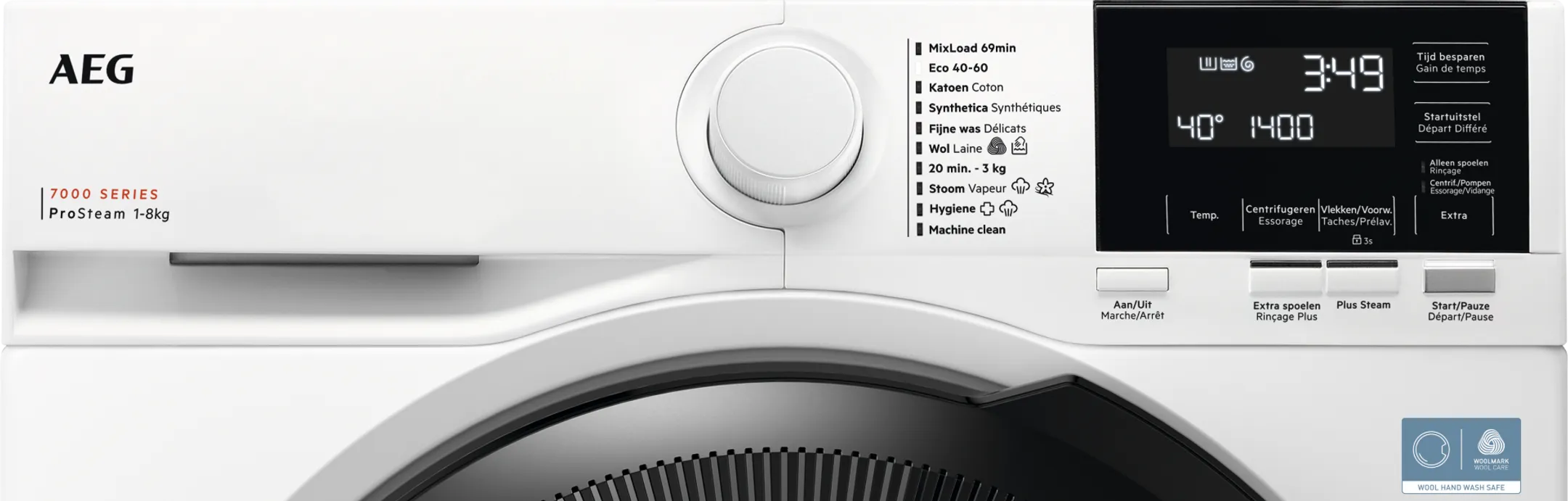 Lave-linge 8kg 7000 ProSteam LR73S864 