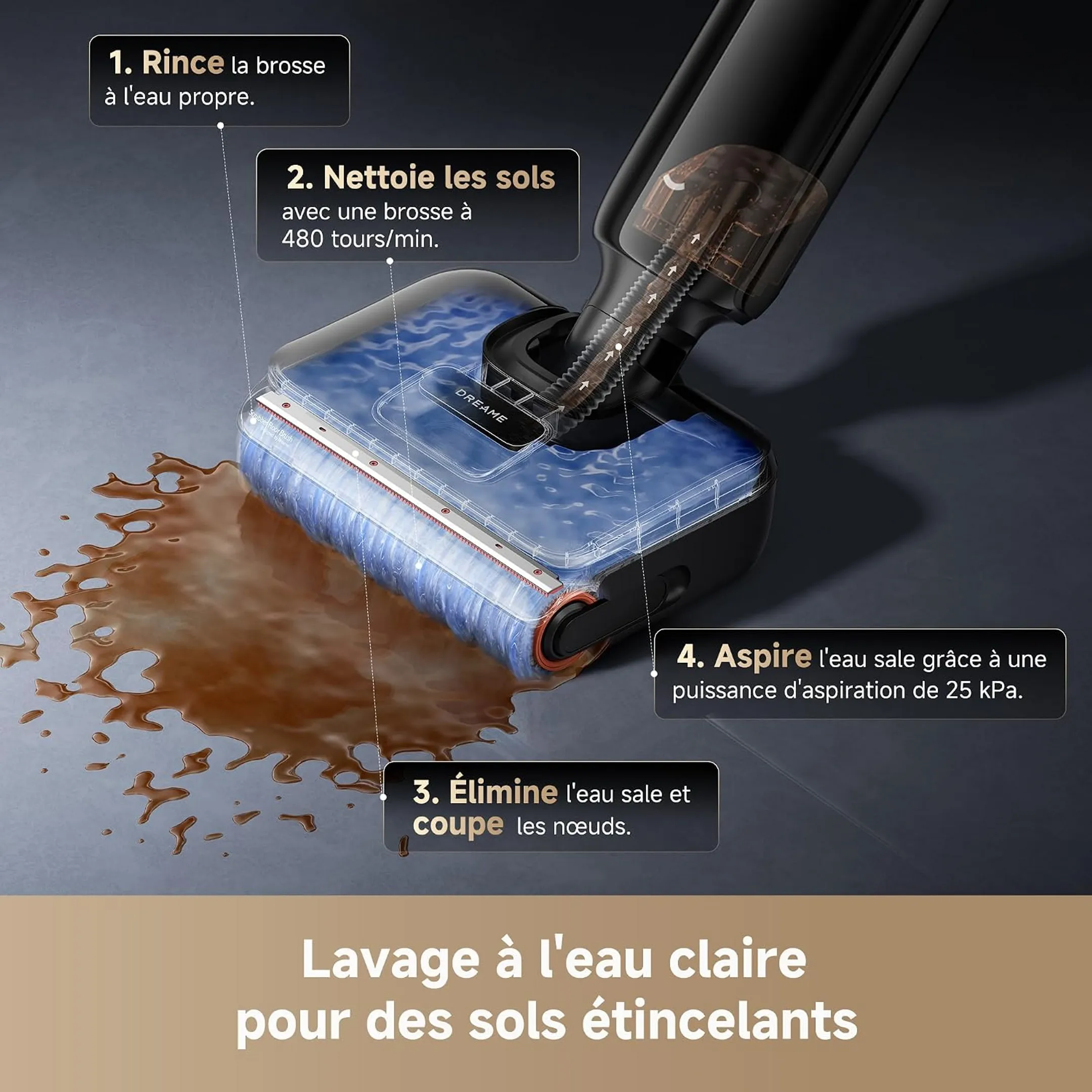 Nettoyeur de sols T12 Pro 