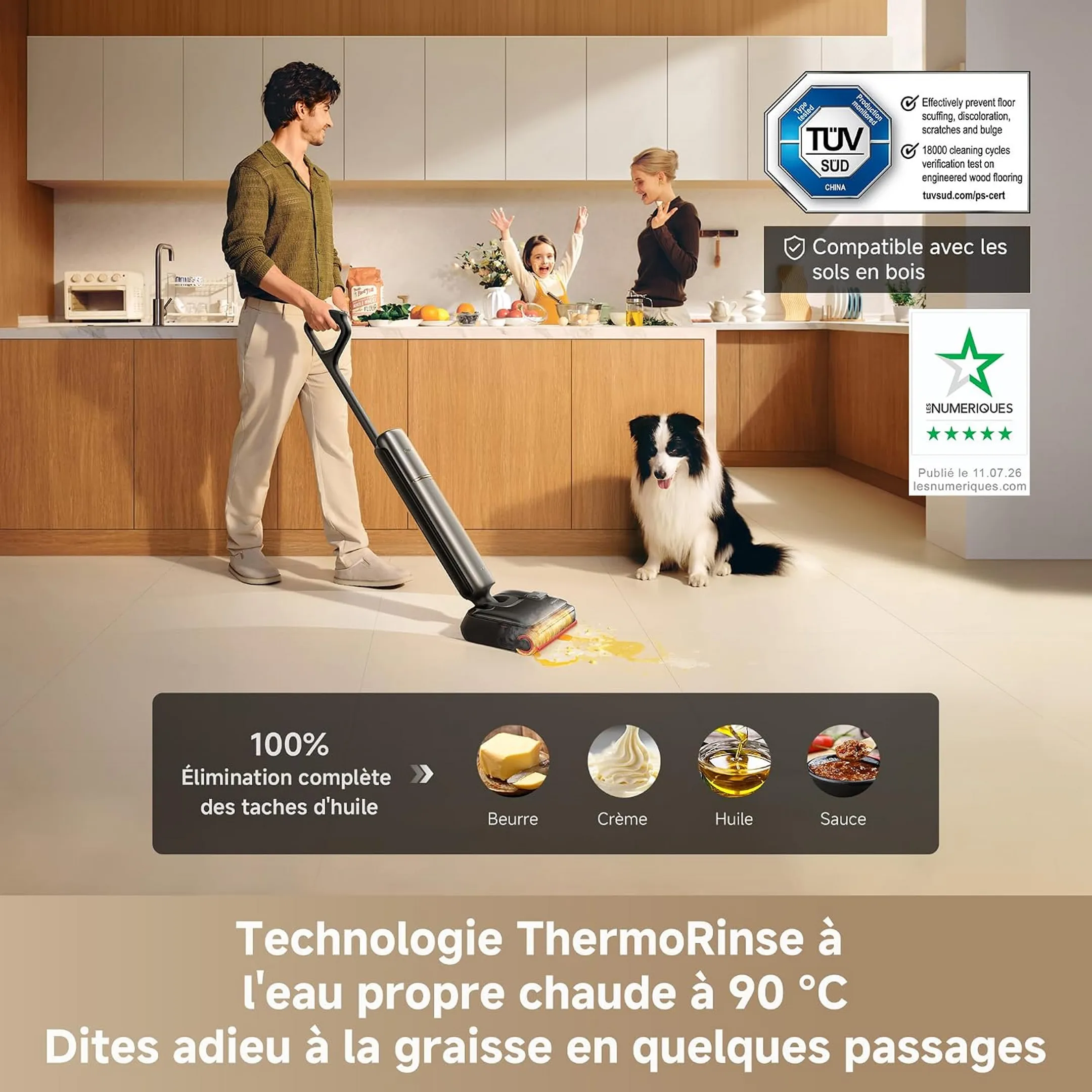 Nettoyeur de sols T16 Pro Heat