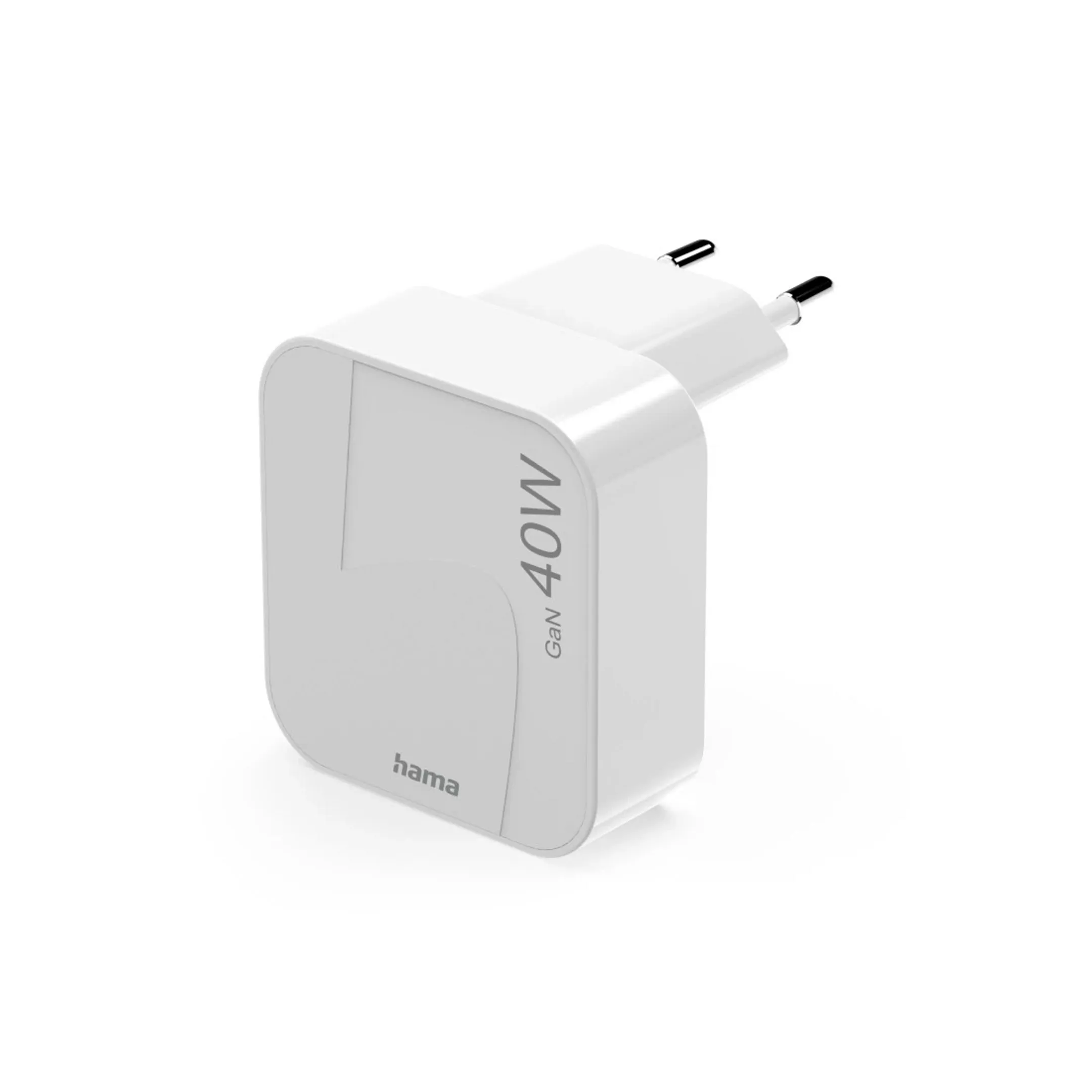 Chargeur secteur rapide USB-C 40W Blanc