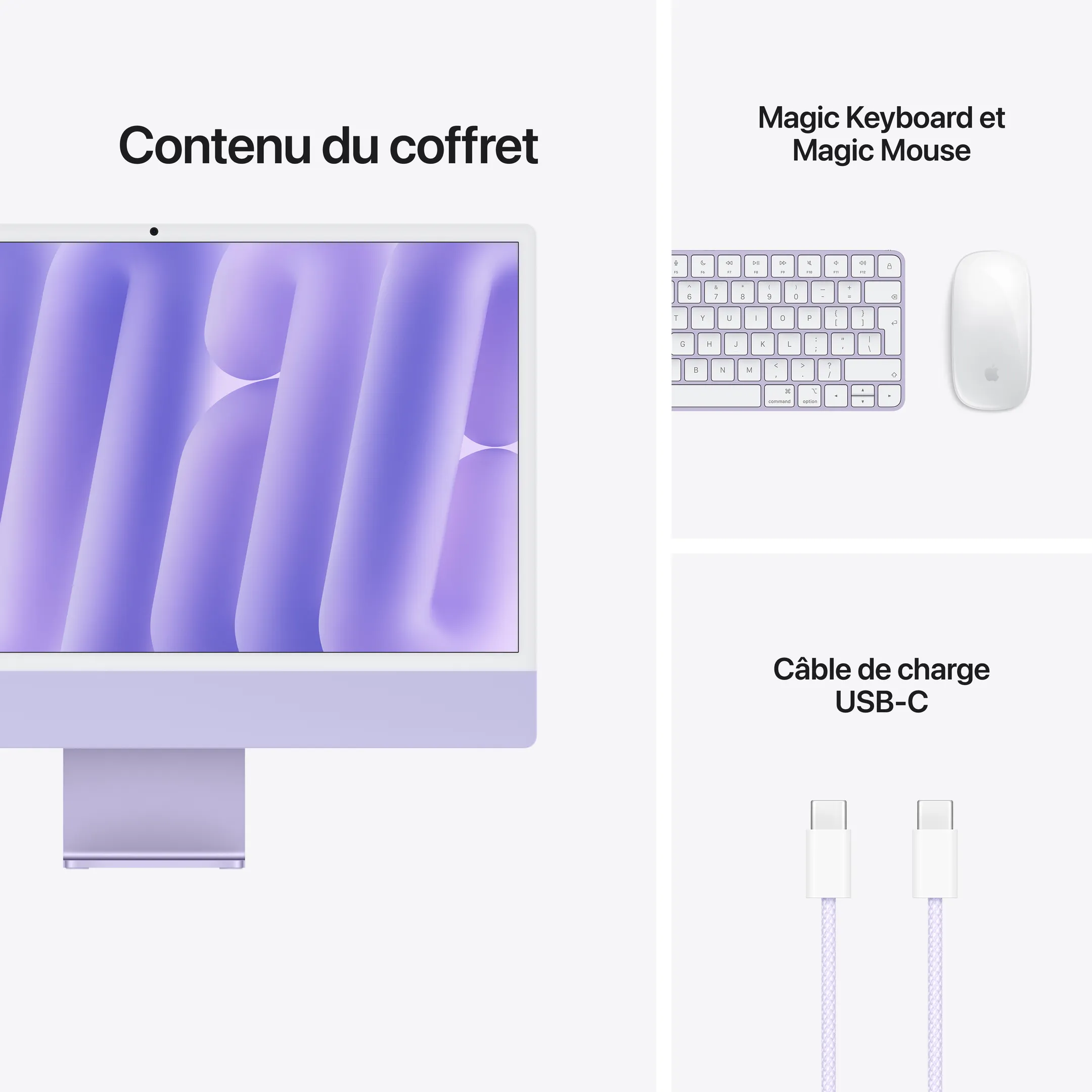 iMac 24" M6 10C 16GB 256GB Qwertz Violett