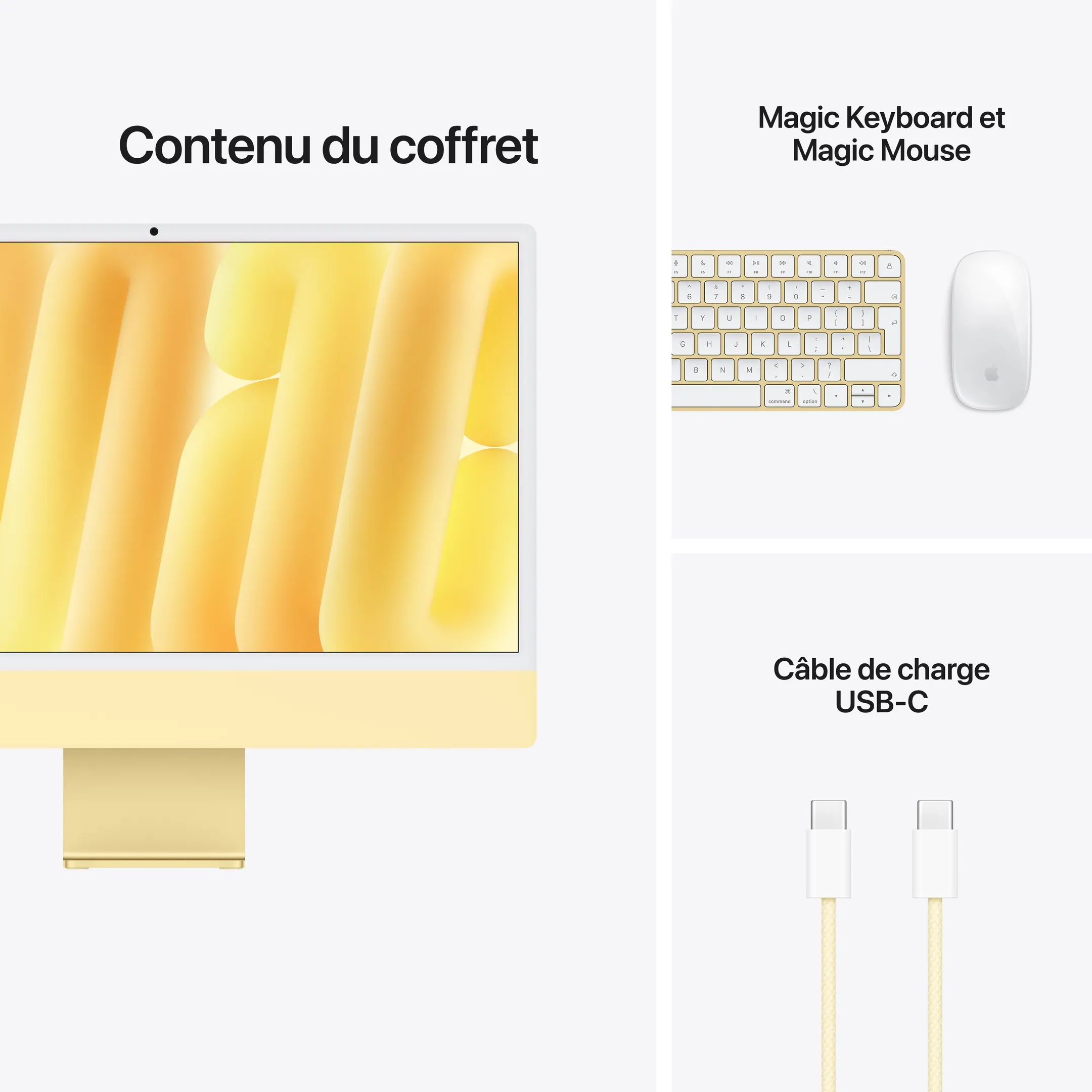 iMac 24" M6 10C 16Go 256Go Qwertz Jaune