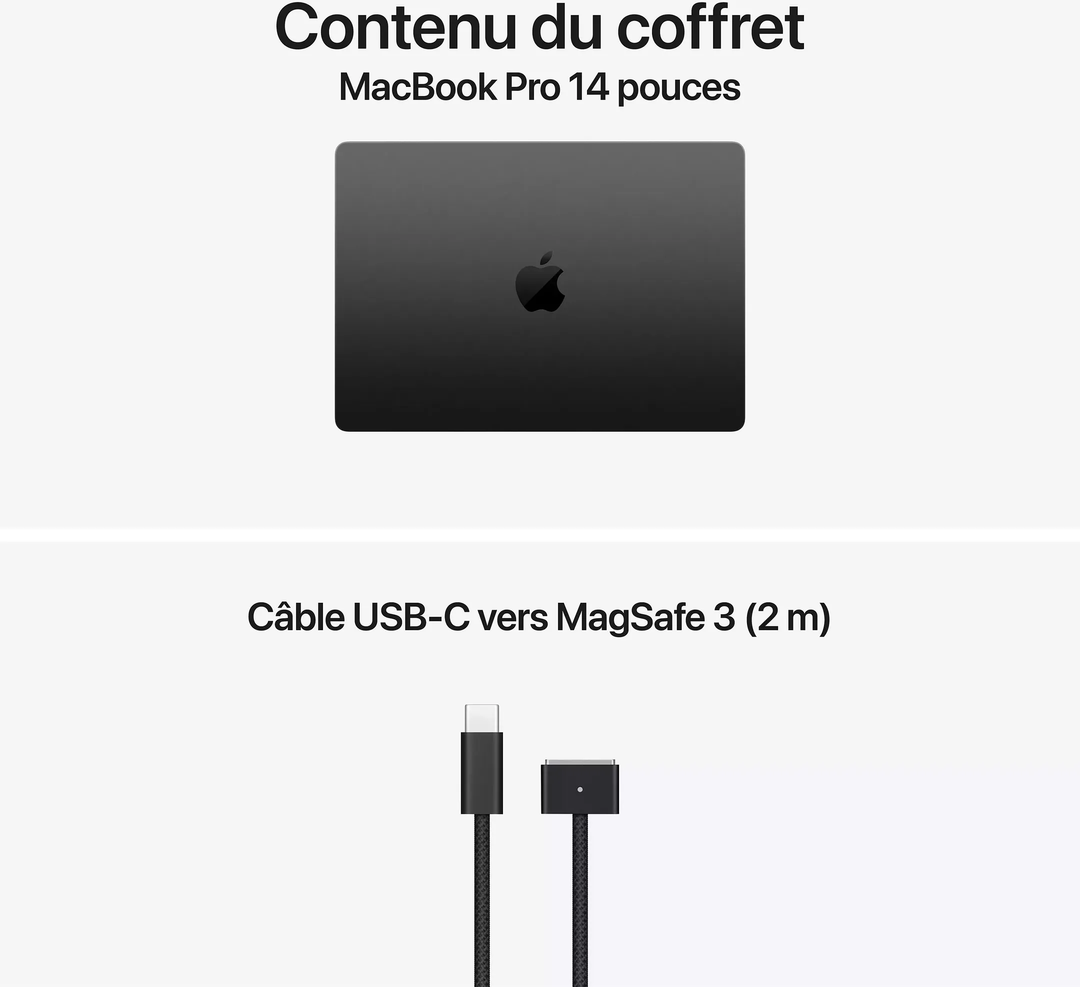 MacBook Pro 14" M6 16GB 1TB Azerty Space Schwarz