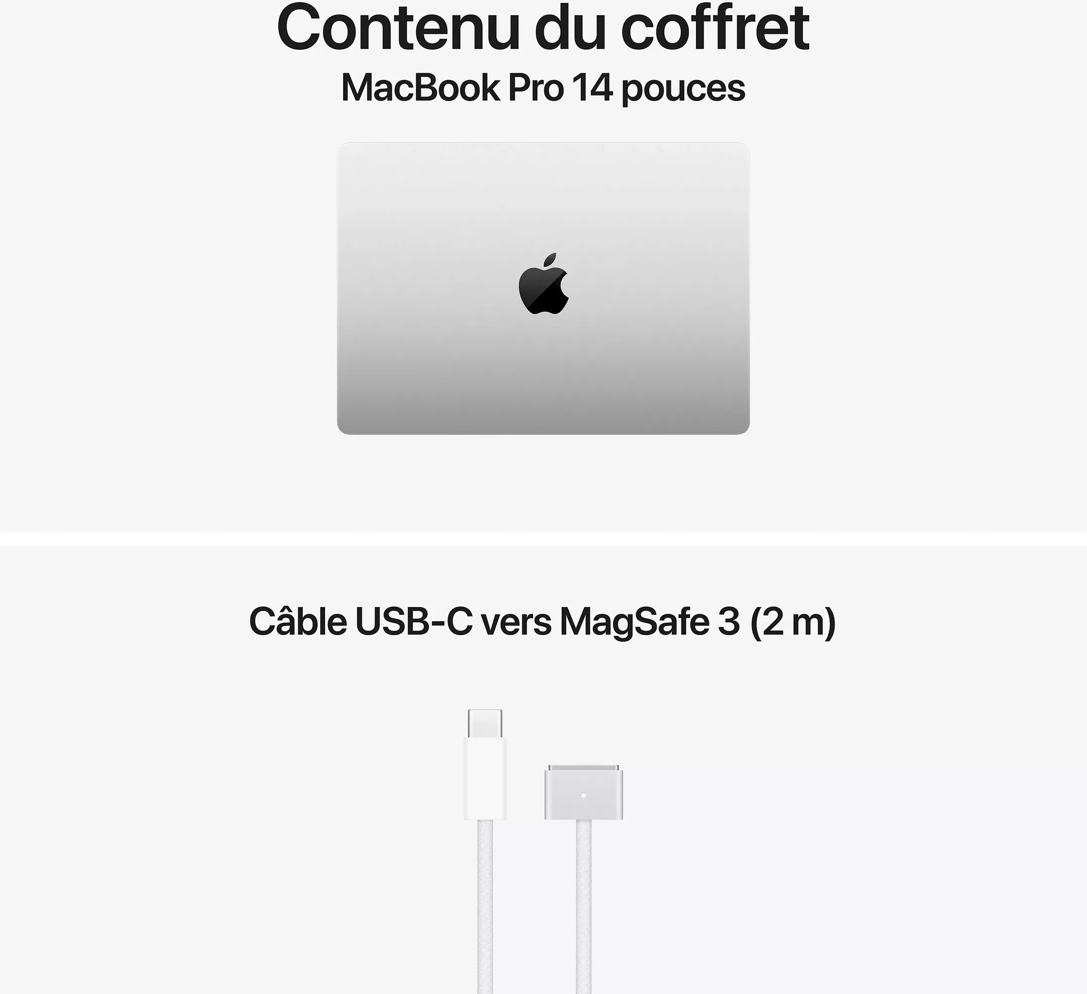 MacBook Pro 14" M6 16Go 1TB Azerty Silber